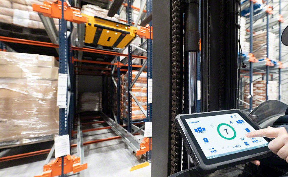 Easy WMS manages Nicopan's warehouse connected to production