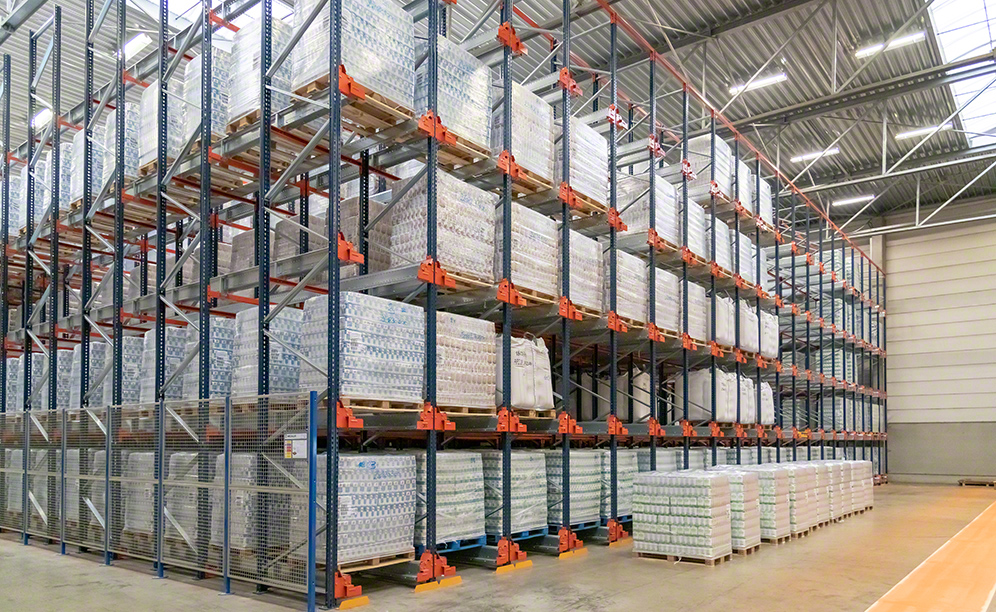 Zuidnatie’s racks can hold up to 2,875 pallets