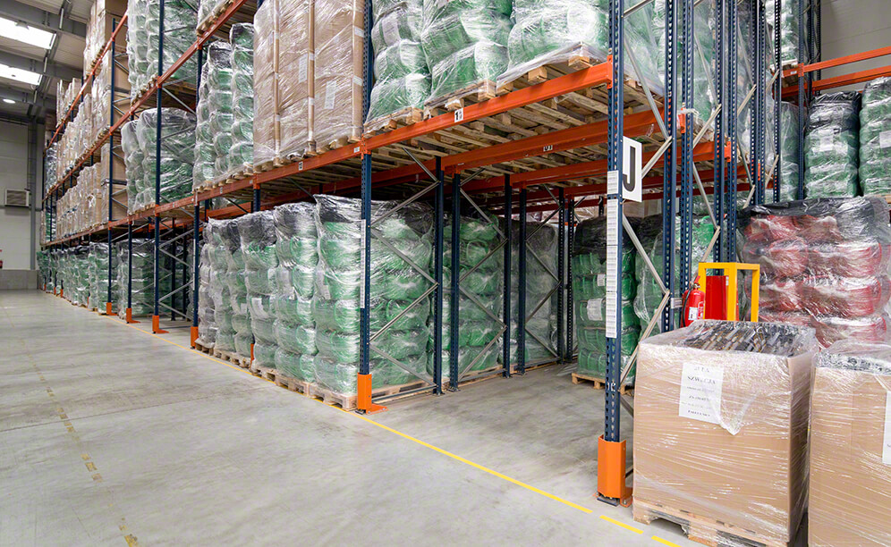 Double-deep racking offers greater storage capacity